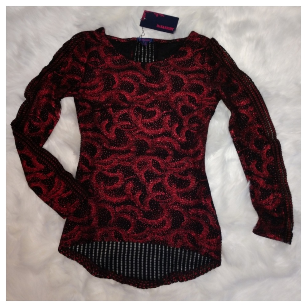 Red & Black Top - Picture 5 of 8